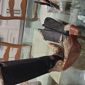 Black and Brown Women's Boots